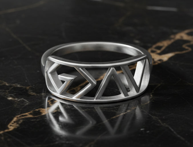 Silver Highs and Lows Statement Ring