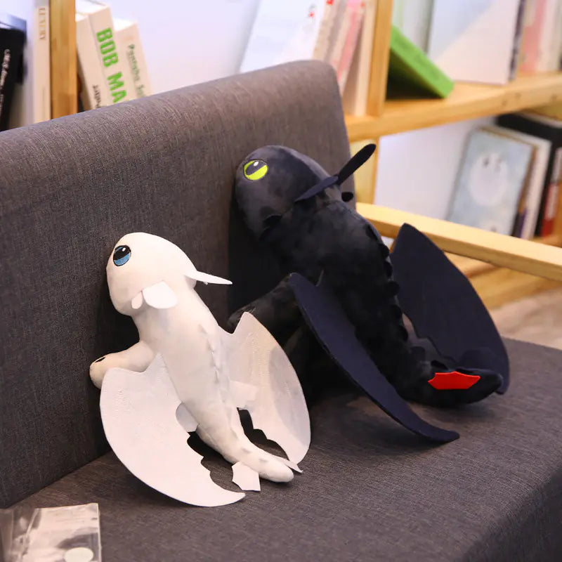 How to Train Your Dragon Toothless and Light Fury Plush