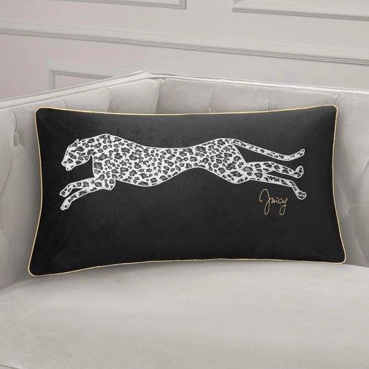 Juicy Couture Rectangle Decorative Accent Reversible Throw Pillow 14"x24"