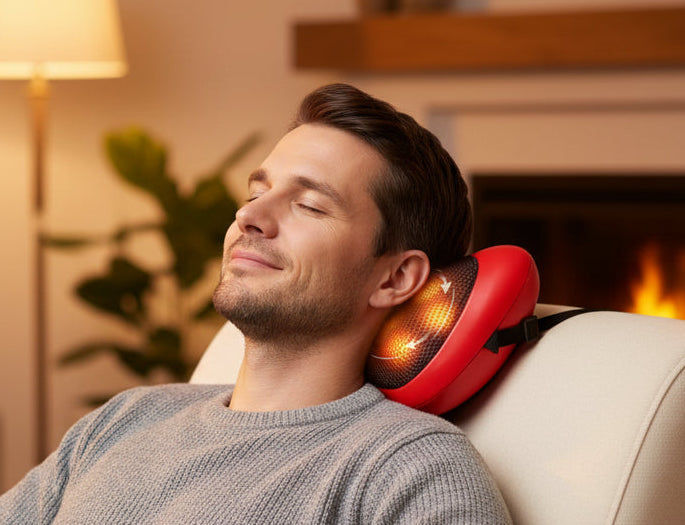 Back and Neck Massage Pillow w/Heat
