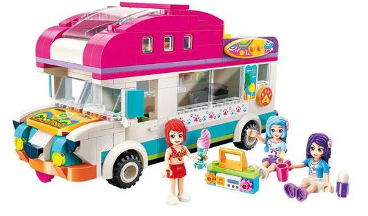 Enlightenment-Princess Alice beach-themed building block toy set