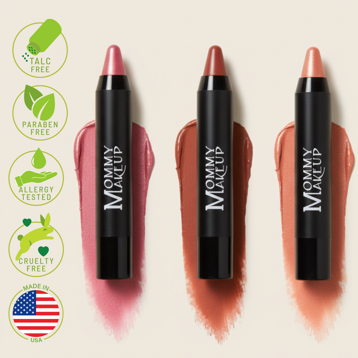 Triple Sticks Lipstick, Cream Blush, and Treatment in Ginger Spice