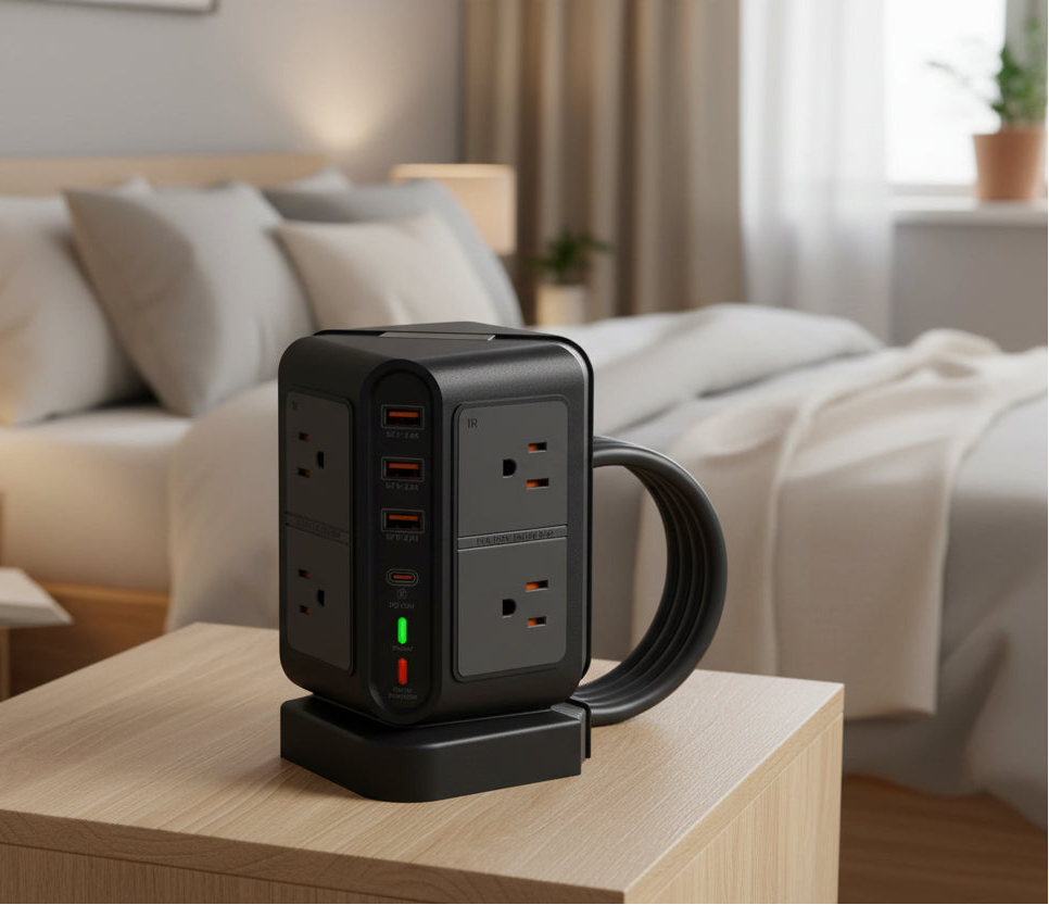 Multi Outlets Power Strip with 6.5Ft Extension Cord