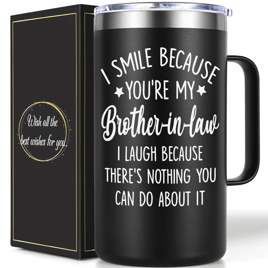 20 oz Insulated Coffee Mug for Brother-in-Law