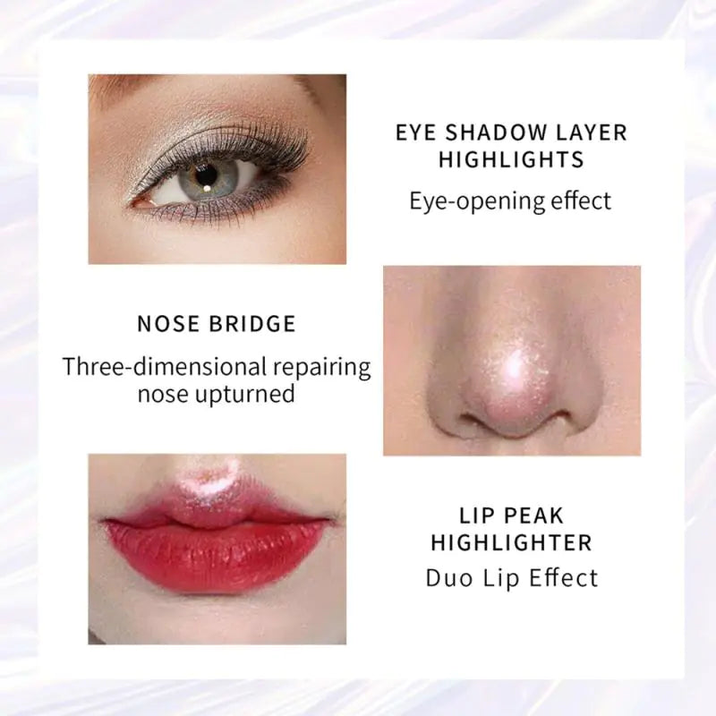 3Q Beauty Diamond Liquid Eyeshadow with Pearlescent Glitter Shine