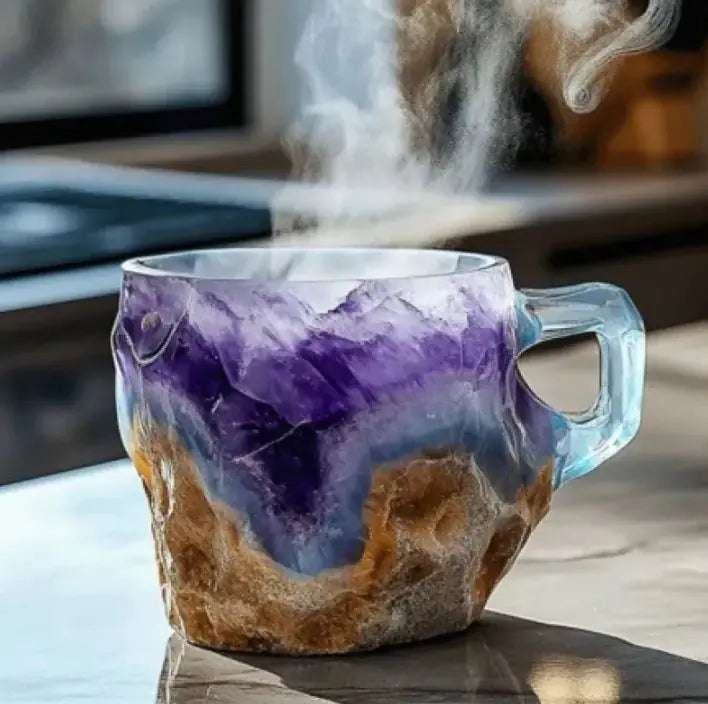 Crystal Coffee Mugs with Handles