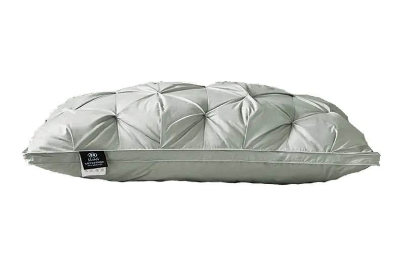 Feather Pillows with White Goose Neck Guards (Pair)