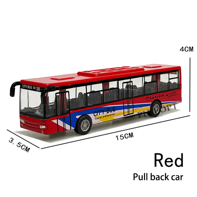 Alloy Mini Simulation Pull Back Bus Model (Without Box)