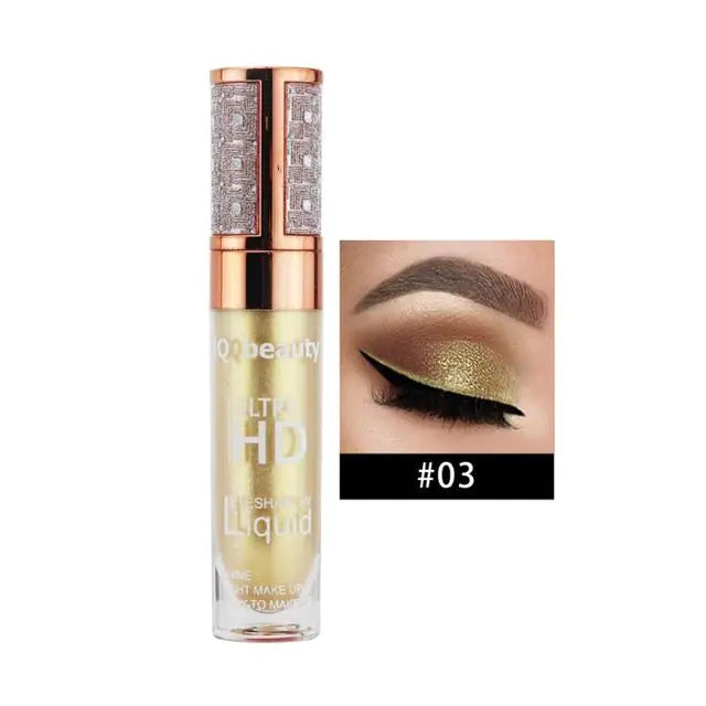 3Q Beauty Diamond Liquid Eyeshadow with Pearlescent Glitter Shine