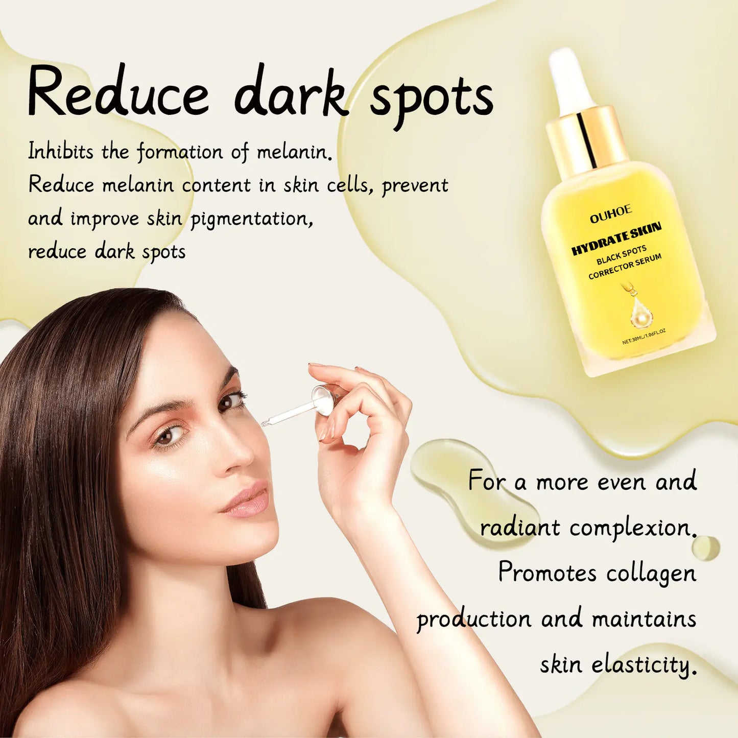 OUHOE Dark Spot Correction Serum for Brightening Skin