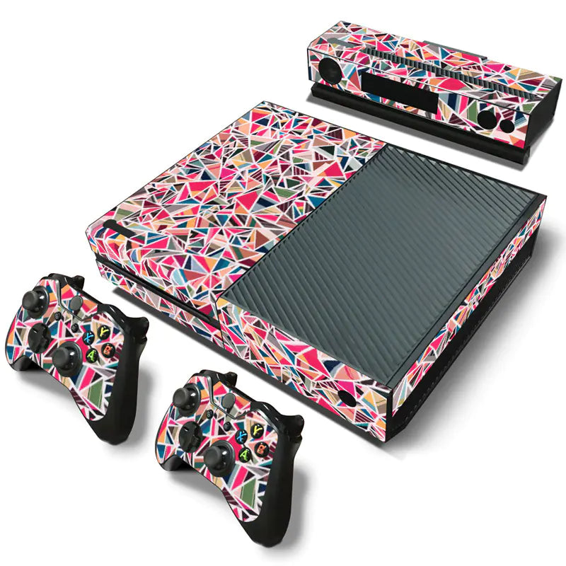 Xbox One Console Skin and Stickers Set