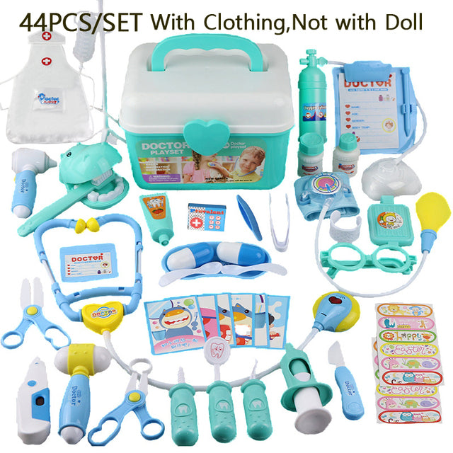 Hippocampus Doctor and Nurse Toy Medical Kit Set
