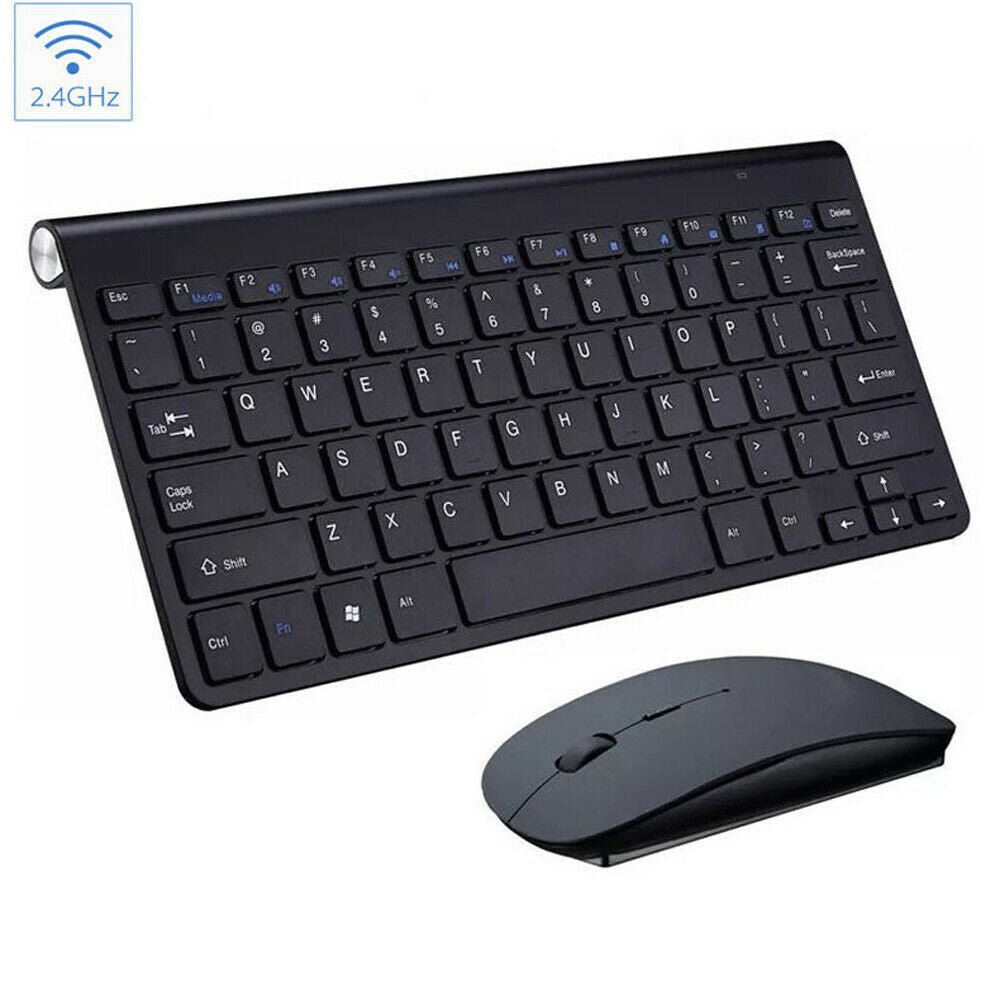 Mini Wireless Keyboard and Mouse Set