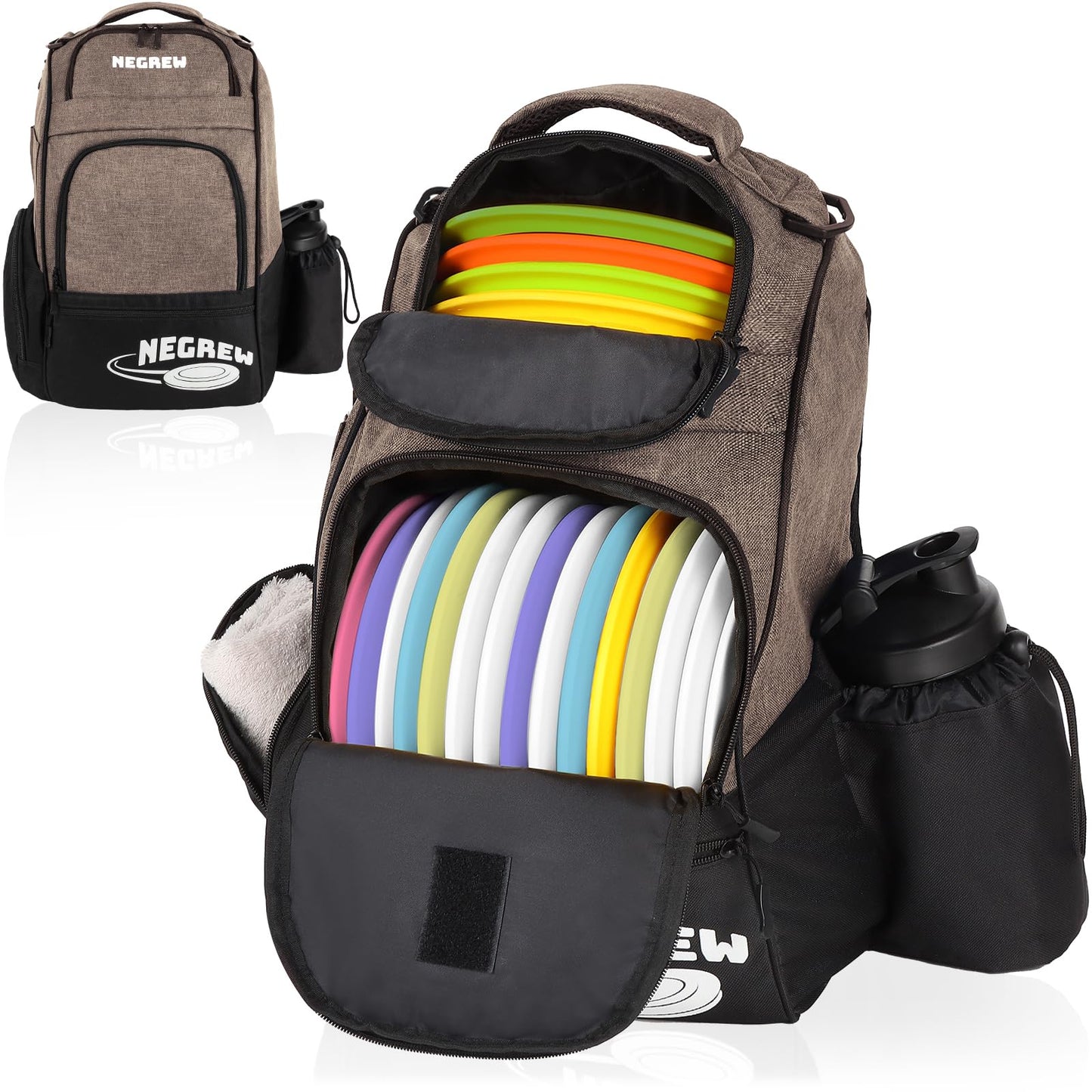 Disc Golf Backpack - Holds 25+ Discs
