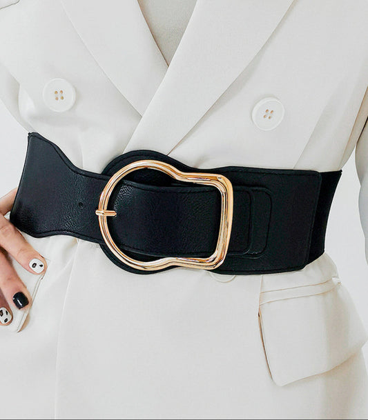 Zinc Alloy PU Leather Belt