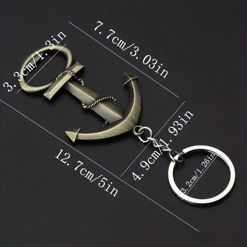 Vintage Ship Anchor Metal Bottle Opener