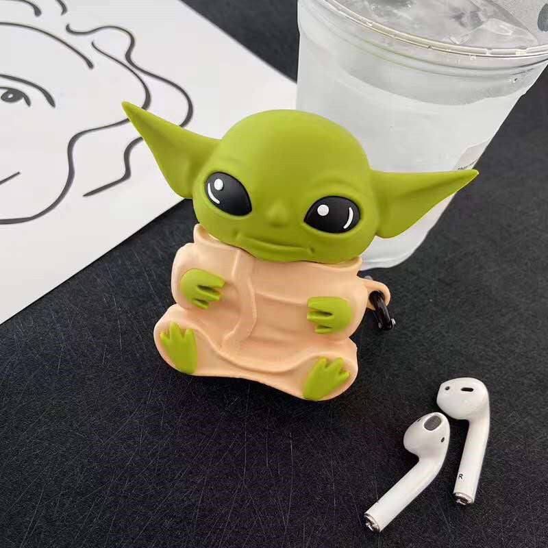 Cute Star Wars Yoda Silicone Case for AirPods Pro