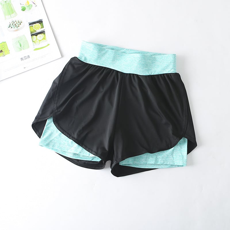 Quick-Drying High-Waist Sports Shorts