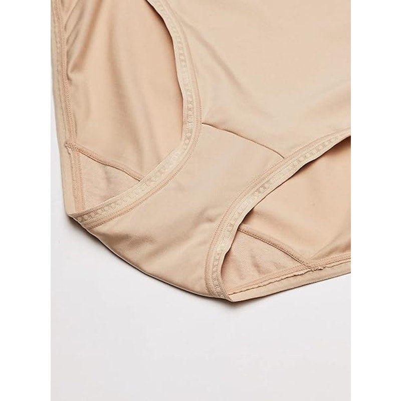 Vanity Fair Women's Comfort Where It Counts Briefs, 3-Pack – Size 10, Tan
