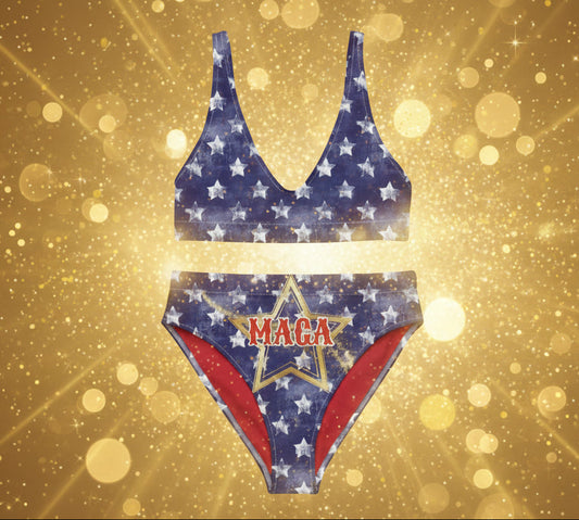 Baha Ranch Yeehaw Trump MAGA Bikini