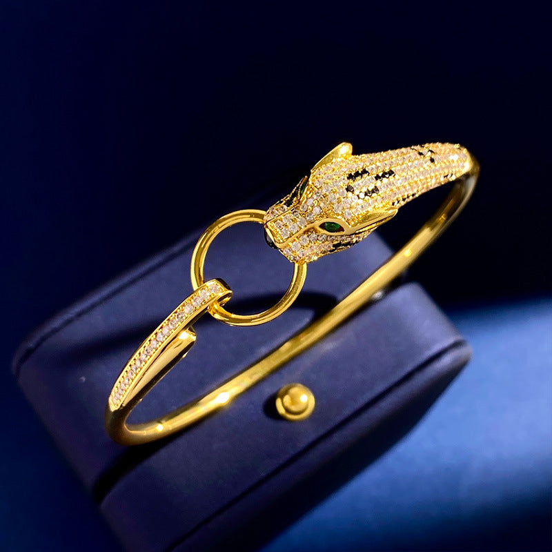 Leopard Diamond Bracelet