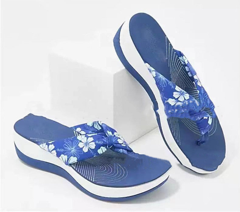 Casual Flat Flip Flops for Home Use