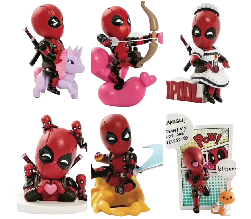 Deadpool Figurine Model and Collectible Statue