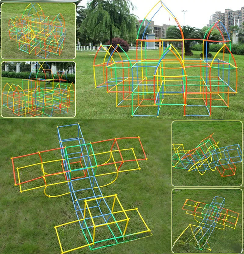 4D Straw Constructor STEM Building Toys