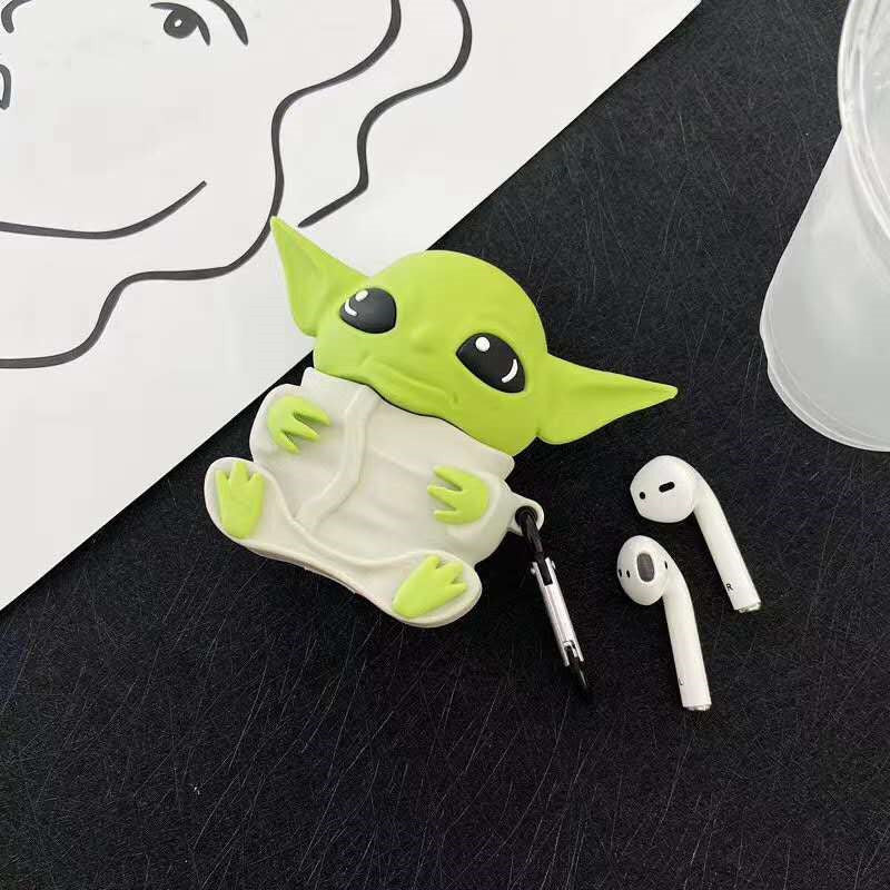 Cute Star Wars Yoda Silicone Case for AirPods Pro