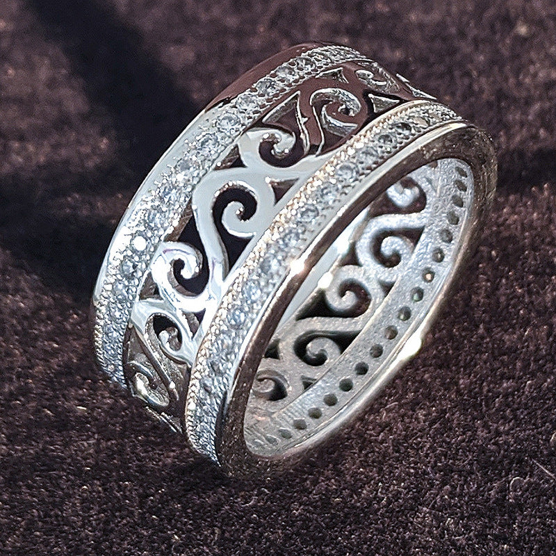 8mm Geometric Design Ring