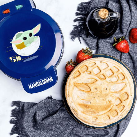 Licensed Star Wars: The Mandalorian Baby Yoda Waffle Maker