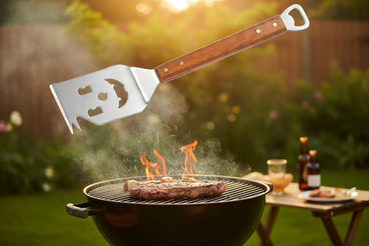 5-in-1 Stainless Steel BBQ Tool with Fork and Knife