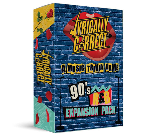 Lyrically Correct 90s Expansion Pack Music Trivia Card Game for Friends Fun Party Game for Adults Family Gatherings Game Nights and Finish The Lyrics Challenge