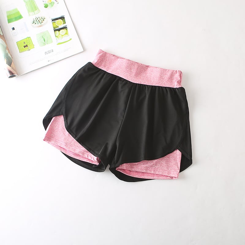 Quick-Drying High-Waist Sports Shorts