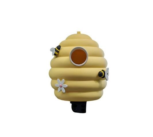 Beehive Bliss Birdhouse – Adorable Beehive Outdoor Birdhouse – Whimsical Garden Decor for Bird Lovers & Nature Fans – Fun Gag Gift for Backyard, Porch, or Garden – Weather-Resistant