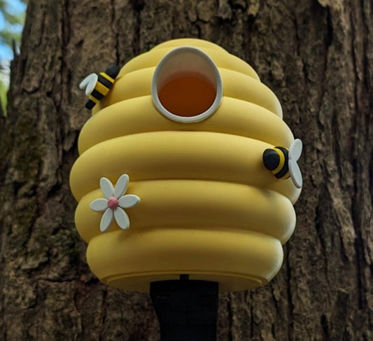 Beehive Bliss Birdhouse – Adorable Beehive Outdoor Birdhouse – Whimsical Garden Decor for Bird Lovers & Nature Fans – Fun Gag Gift for Backyard, Porch, or Garden – Weather-Resistant