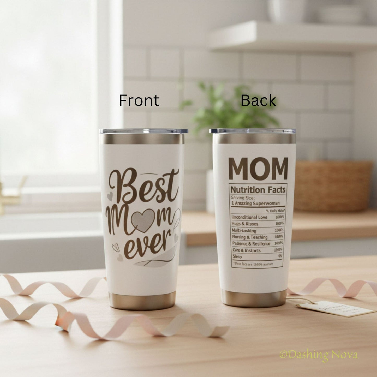 Best Mom Ever 20oz Tumbler Gift Set for Mother's Day & Birthday