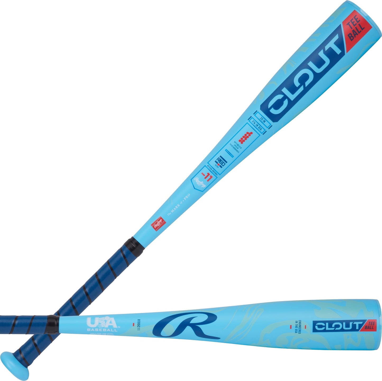 Rawlings Clout AI T-Ball Baseball Bat – 25 Inch