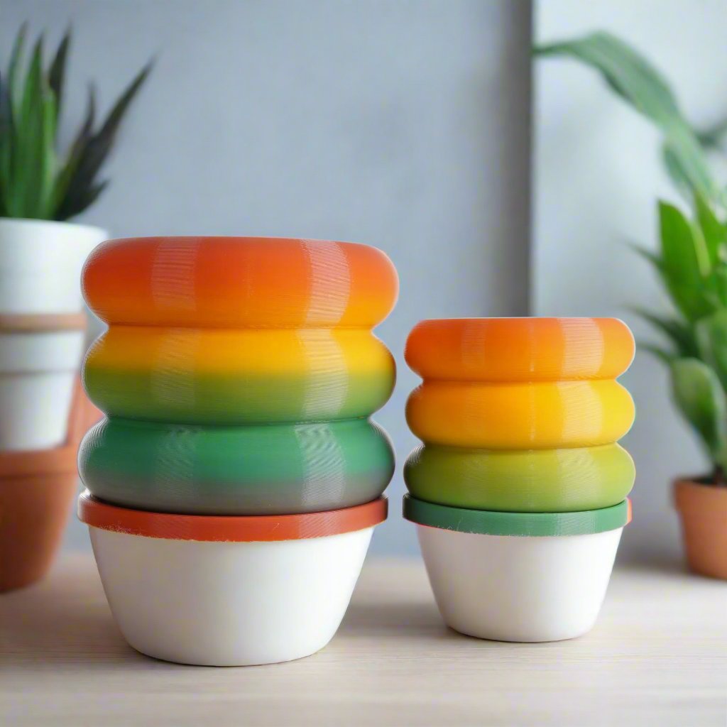 Bubble Planter/ Donut Planter with Drainage