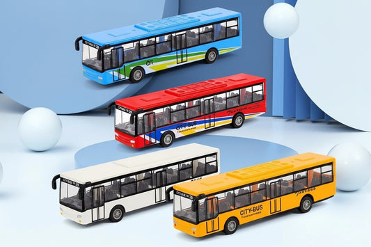 Alloy Mini Simulation Pull Back Bus Model (Without Box)
