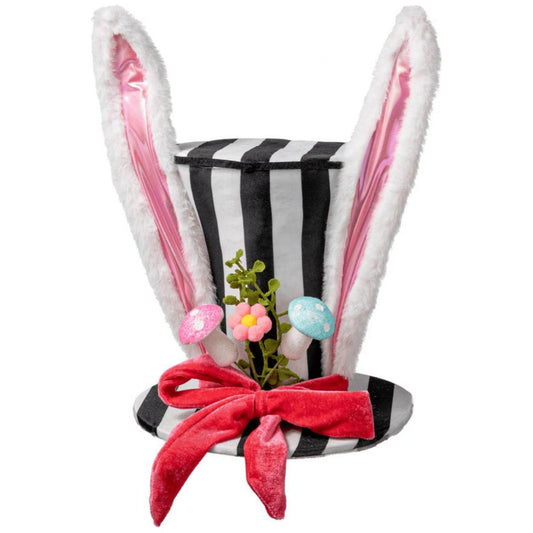 12" Bunny Ear Top Hat: Stripes