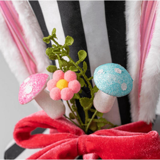 12" Bunny Ear Top Hat: Stripes