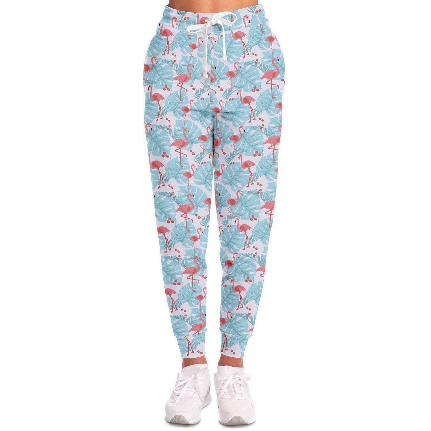 Flamingo Blue Floral Joggers