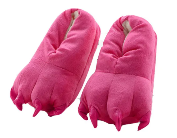 Dinosaur Paw Slippers
