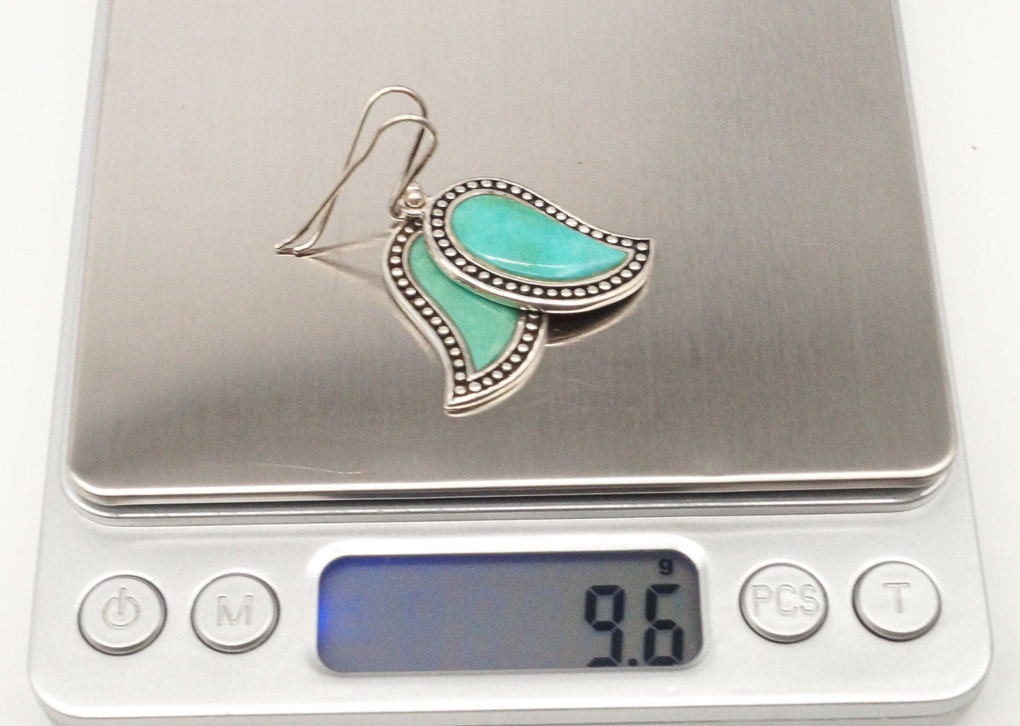 SX Turquoise Sterling Silver Earrings