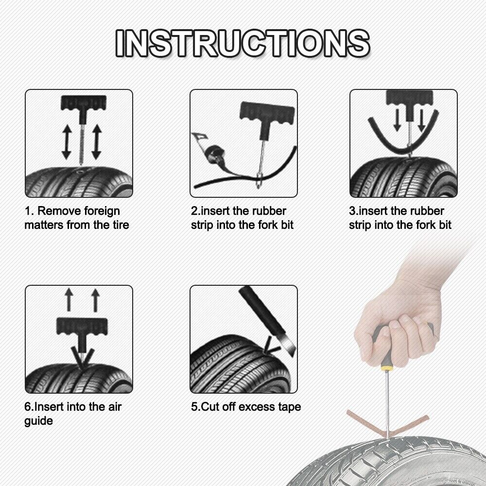68pc Tire Repair Kit