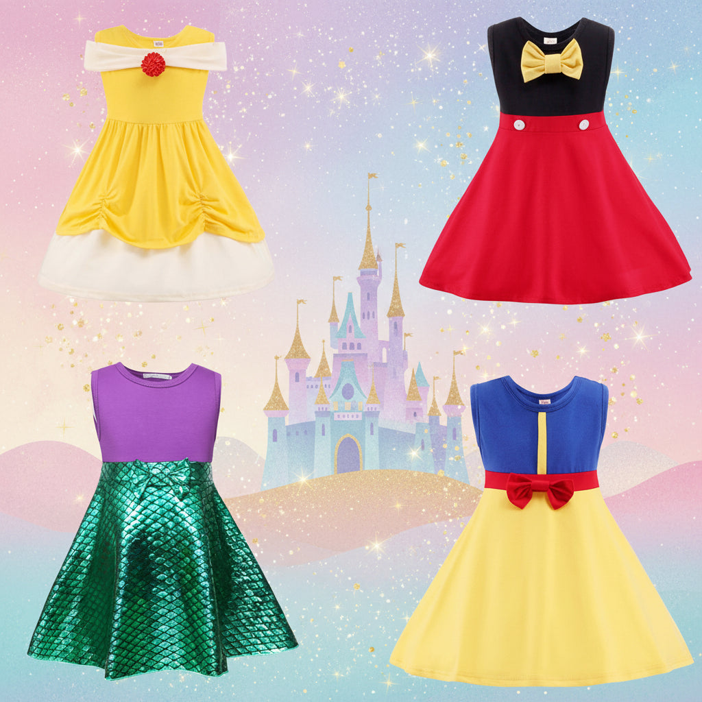 Princess Dresses - Mickey, Mermaid, Snow White
