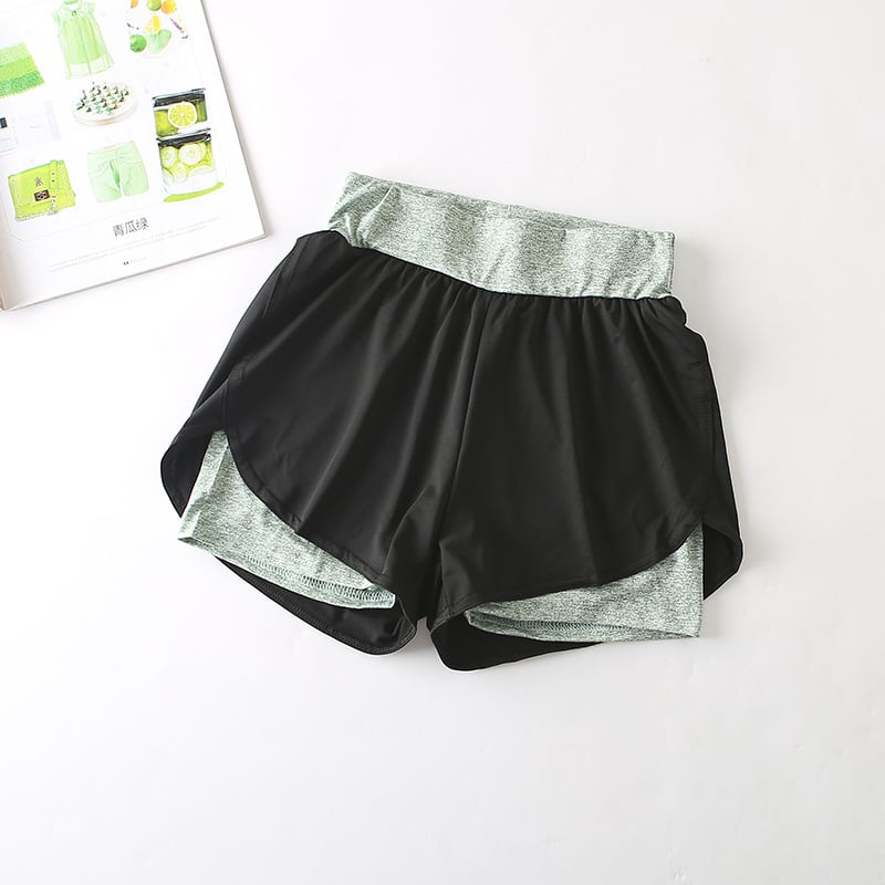 Quick-Drying High-Waist Sports Shorts