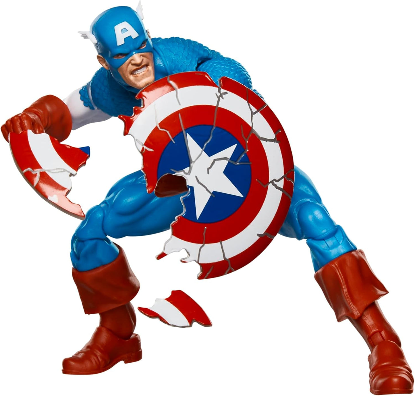 Marvel Legends Captain America, Avengers 6 Inch Action Figure with Shield