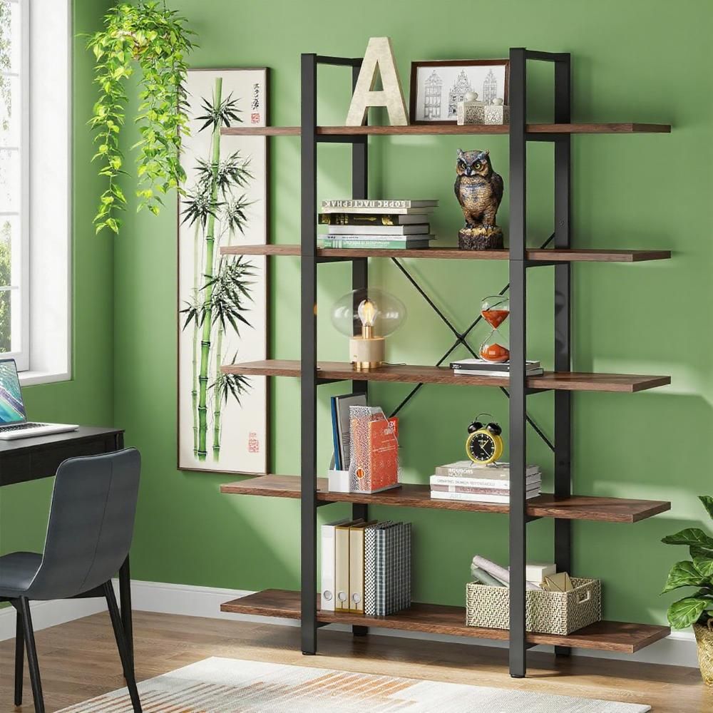 5 Shelf Bookshelf, Storage Rack, Multifunctional Rack